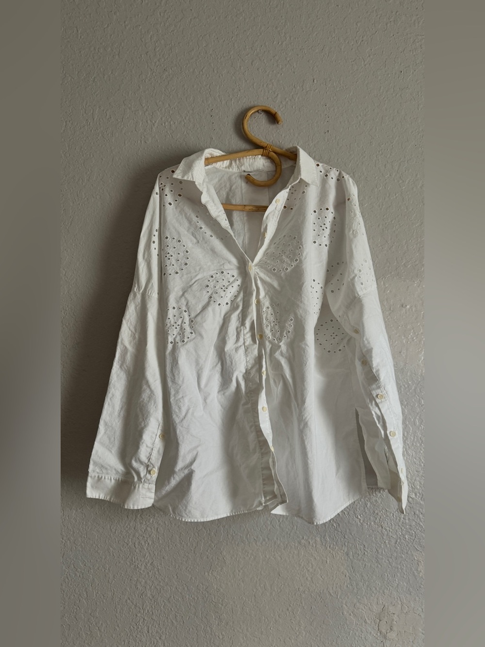 Akris punto Medallion Eyelet Embroidered
Blouse - Picture 2 of 5